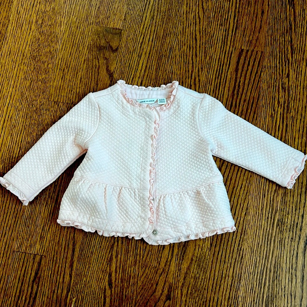 Quilted Janie and Jack pink spring jacket. New with tags